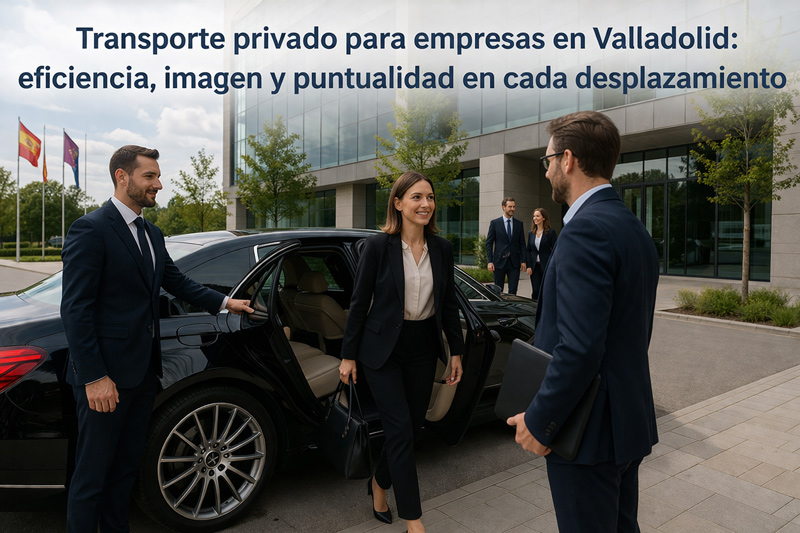 Transporte privado para empresas en Valladolid: eficiencia, imagen y puntualidad en cada desplazamiento